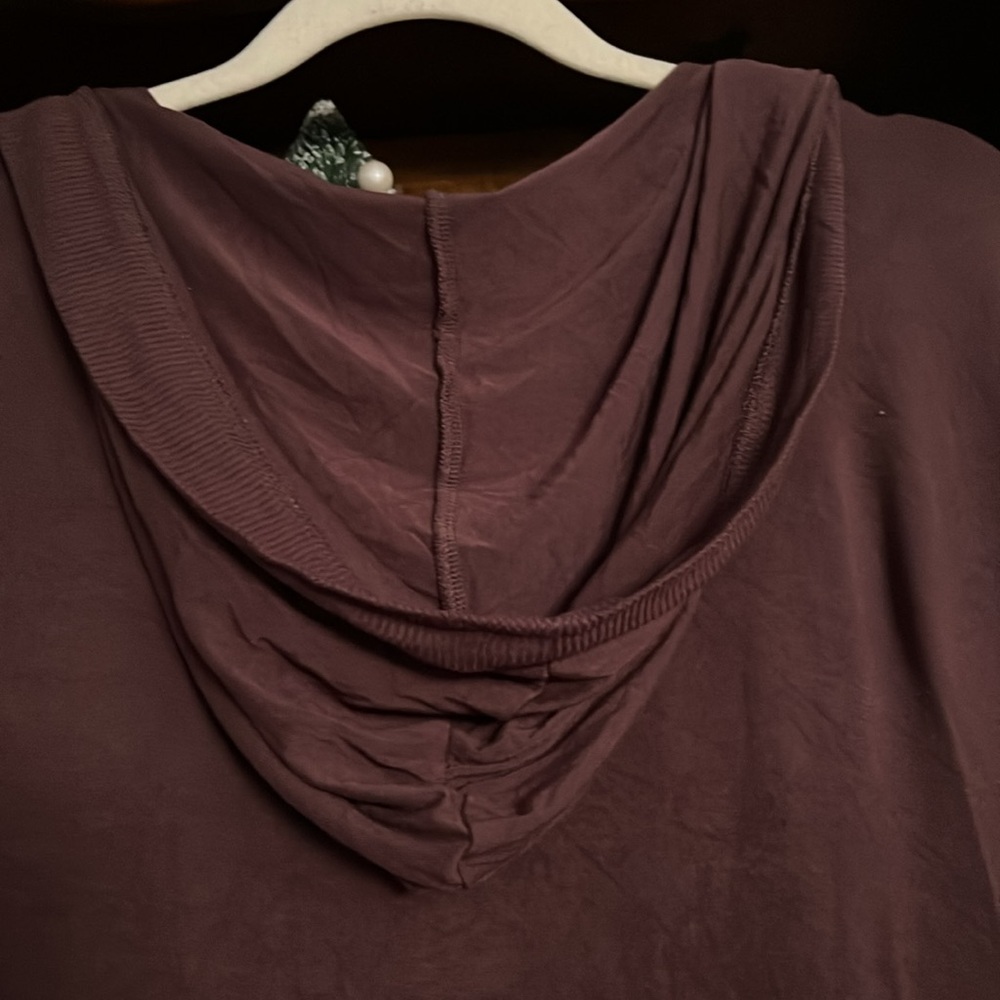 Torrid Solid Chocolate Brown Super Soft Open Fron… - image 7